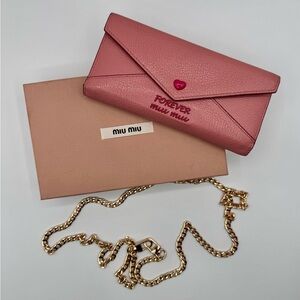 Miu Miu Love Letter Wallet | Overall Good Condition